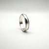 Double Band Wedding Eternity Stacking Ring in Sterling Silver 925 Size X - Y