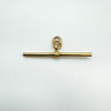 Vintage 9ct Gold T-Bar Pendant Solid 1.4g