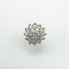 0.40ct CZ Cluster Stud Earrings in Sterling Silver 925