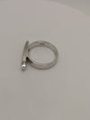 Modernist Ring Sterling Silver 925 Size N - O by Sif Jakobs