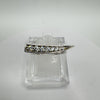 Modernist CZ Sif Jakobs Ring Size O - P Sterling Silver 925