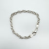 Vintage Rolo Links Bracelet in Sterling Silver 925