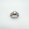 1ct CZ Chunky Ring in Sterling Silver 925 Size L - M