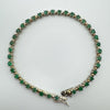 2.5ct Emerald Tennis Bracelet 7.5” in Sterling Silver 925