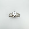 1ct CZ Chunky Ring in Sterling Silver 925 Size L - M