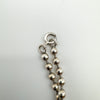 20” Beaded Ball Chain in Sterling Silver 925 Heavy 16g Unisex