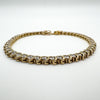 4.6ct CZ  Vermeil Tennis Bracelet in Sterling Silver 925