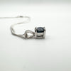 0.30ct Sapphire Solitaire Pendant & 18” Chain in Sterling Silver 925