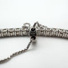 Natural Diamond Bar Toggle Bracelet in Sterling Silver 925