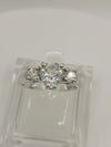 1.5ct Trilogy Heart CZ Sterling Silver 925 Size N - O by TGGC *