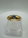 18ct Gold 0.30ct CZ Ring by QVC Size O - P