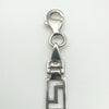 Sterling silver clasp with 925 hallmark on Greek Key bracelet