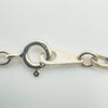 Sterling silver necklace clasp stamped 925 near spring ring fastening