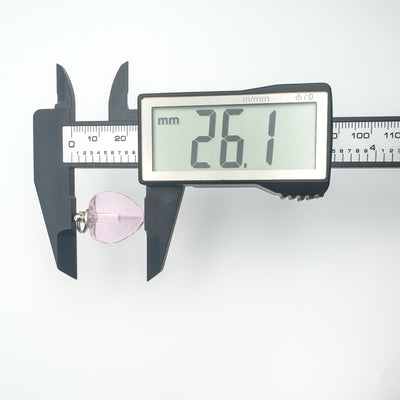 Pendant height measured at 26.1mm with digital caliper