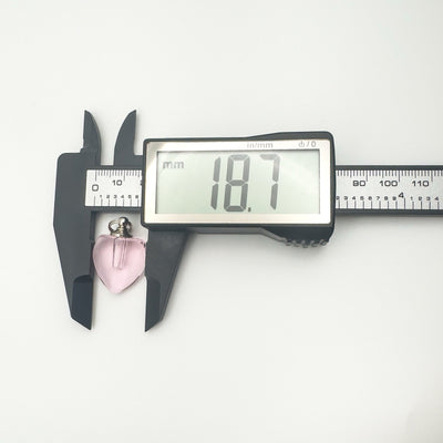 Pendant width measured at 18.7mm with digital caliper