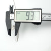 Pendant measured with digital calipers showing approximately 9.3mm.