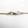 Vintage Engraved Heart Locket & 16" Snake Chain in Sterling Silver Chain 925
