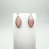 Marquis Pink Mother of Pearl Drop Earrings in Sterling Silver 925