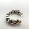 NEW Multicoloured CZ Mini Huggie Hoop Earrings in Sterling Silver 925