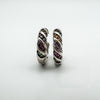 NEW Multicoloured CZ Mini Huggie Hoop Earrings in Sterling Silver 925