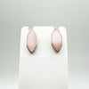 Marquis Pink Mother of Pearl Drop Earrings in Sterling Silver 925